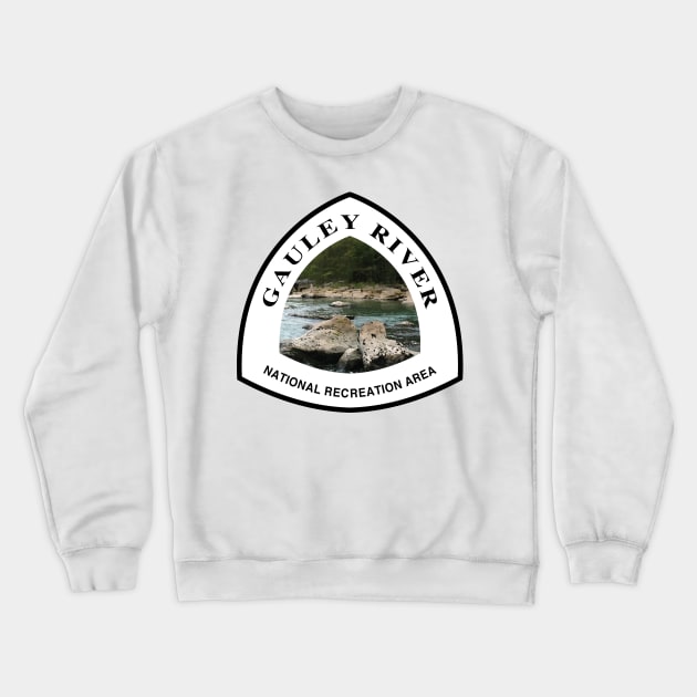 Gauley River National Recreation Area trail marker Crewneck Sweatshirt by nylebuss